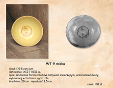 WT 9 miska Byzantine bowl